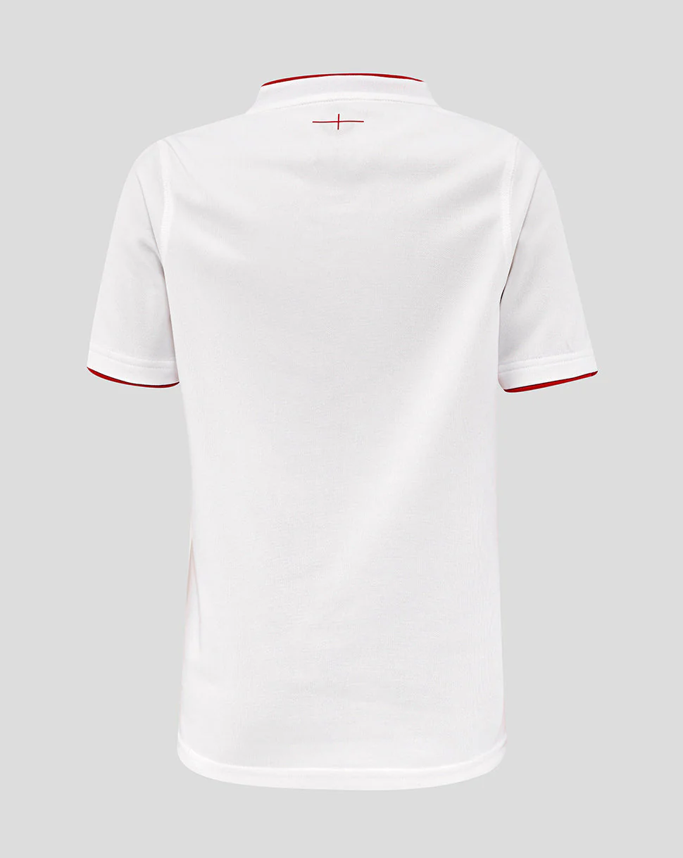 Junior England Rugby 25/26 Home Pro Shirt - Brilliant White - Image 2