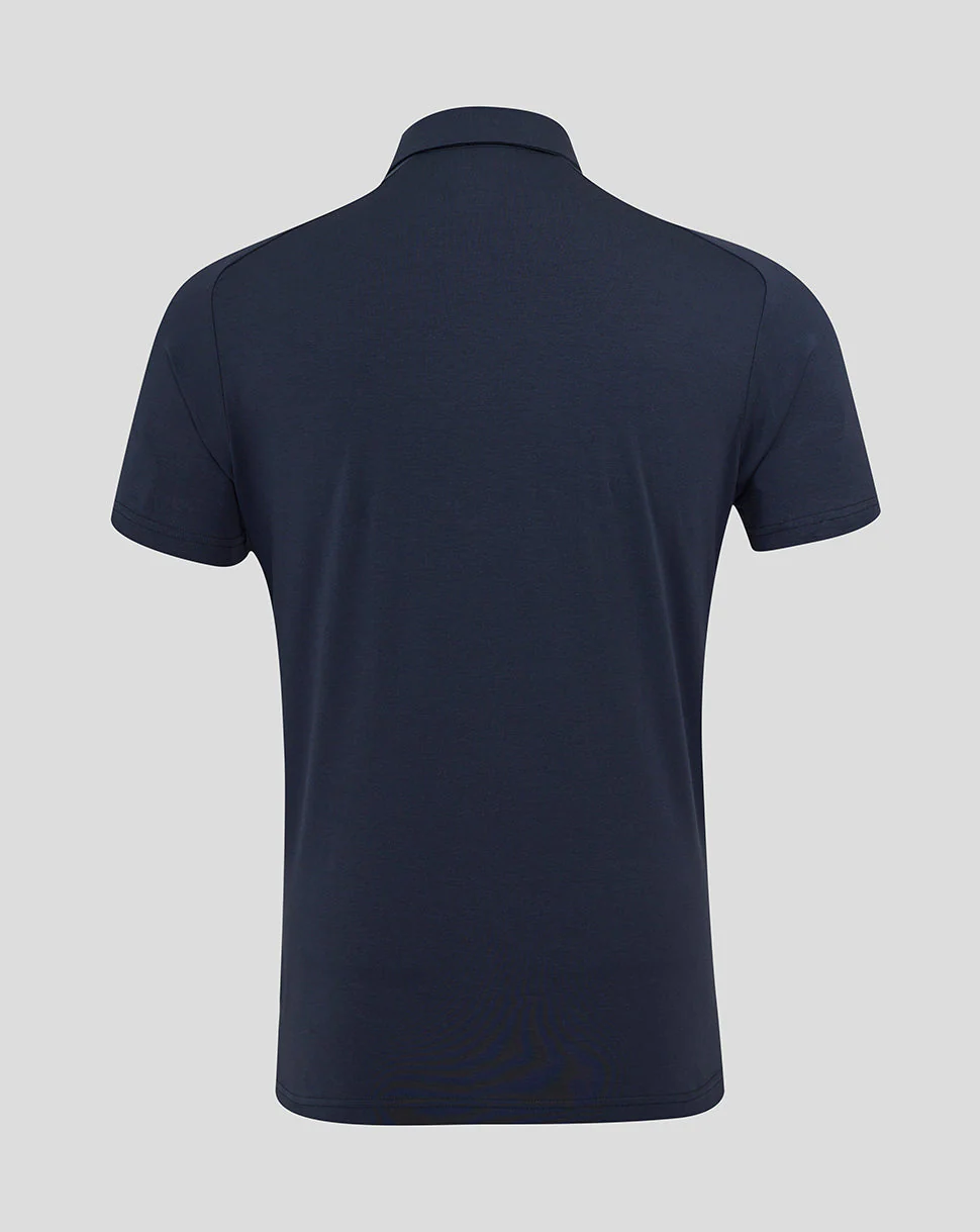 Men's England Rugby 25/26 Travel Short Sleeve Polo - Inkwell - Image 2