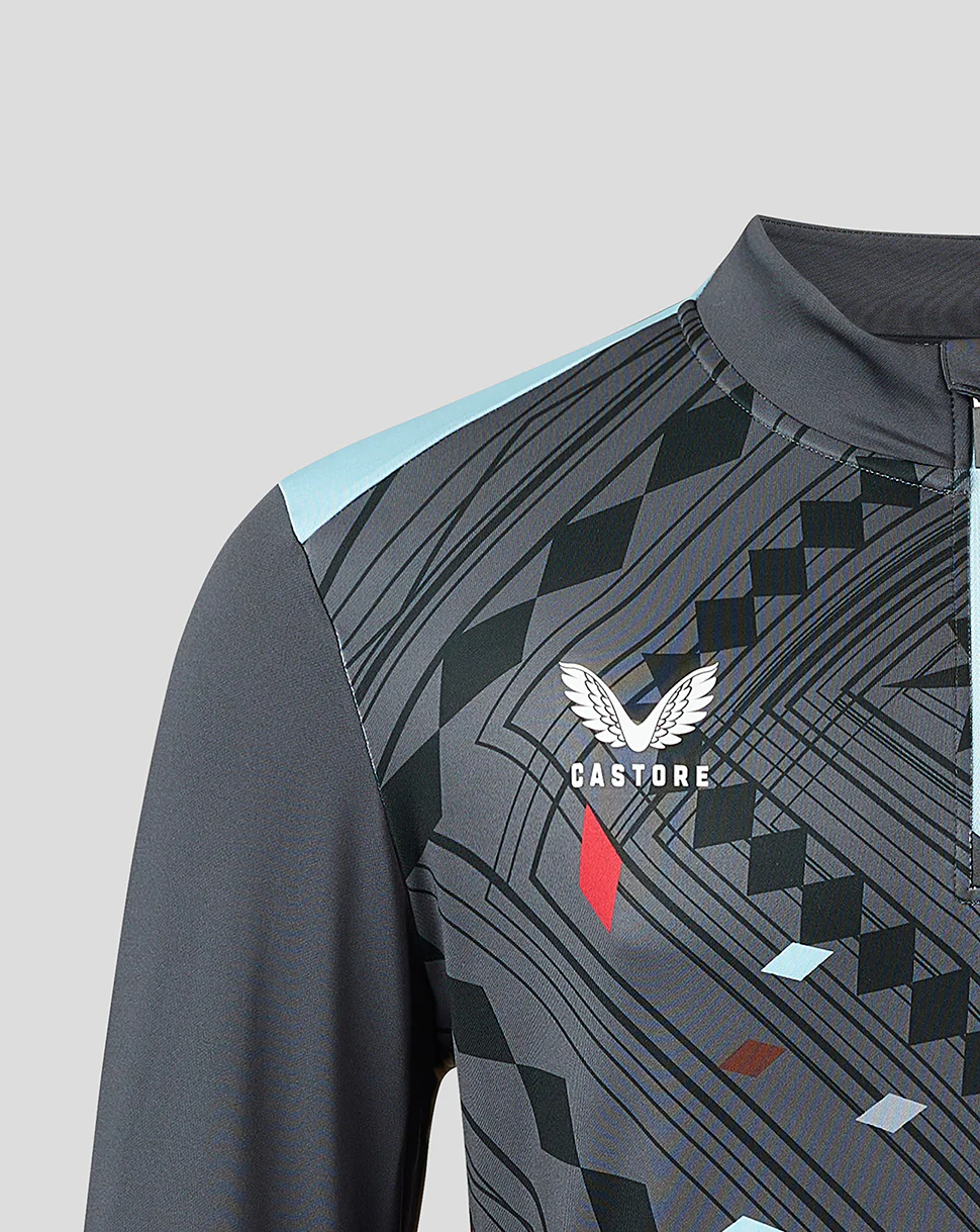 Men's 23/24 Training 1/4 Zip - Grey - Image 3