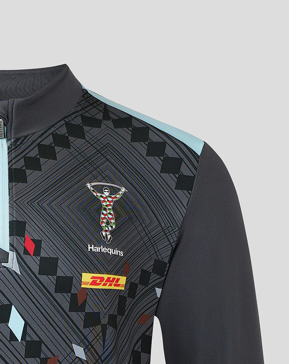 Men's 23/24 Training 1/4 Zip - Grey - Image 4