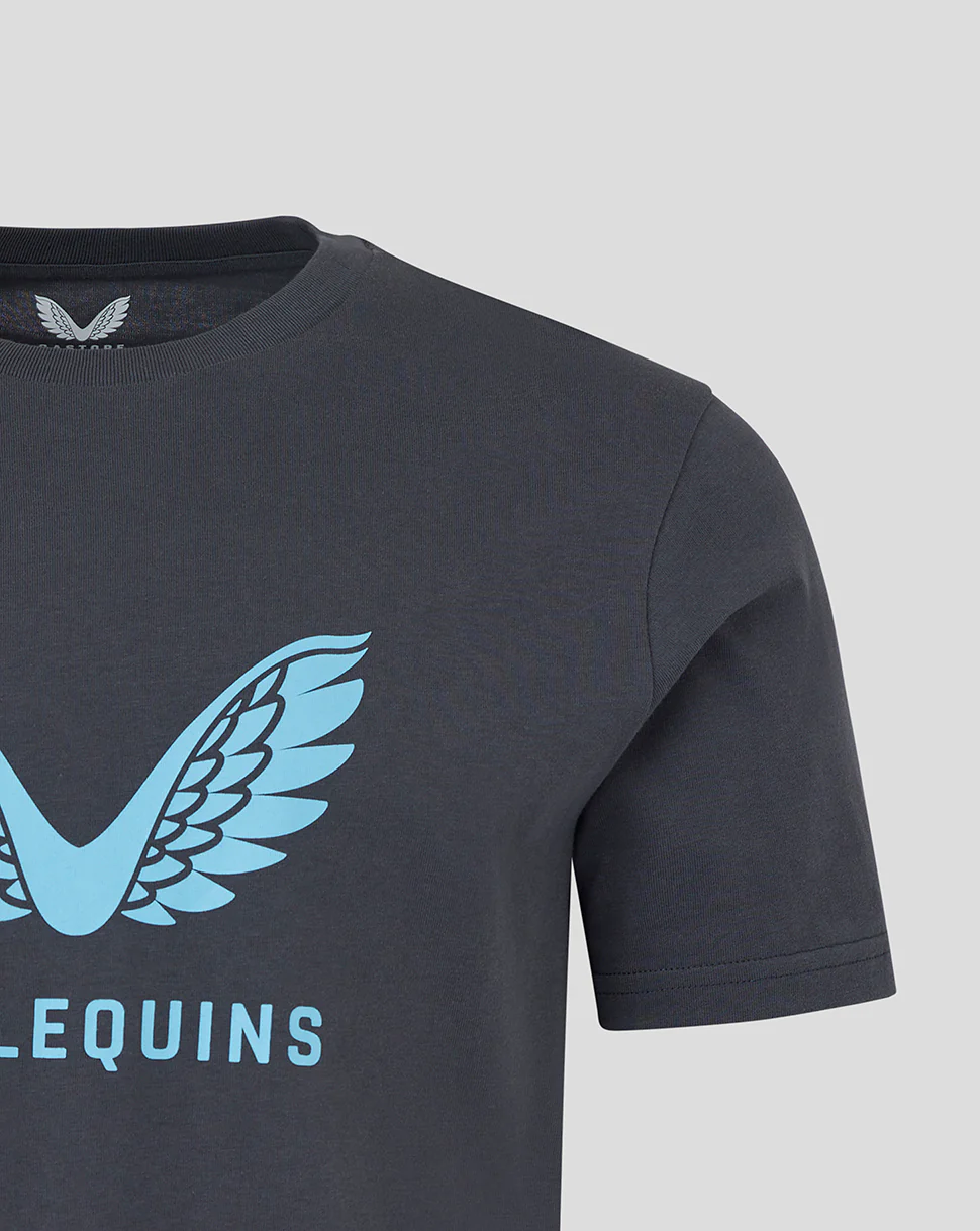 MENS 25/26  PRESENTATION LOGO TEE - EBONY - Image 3