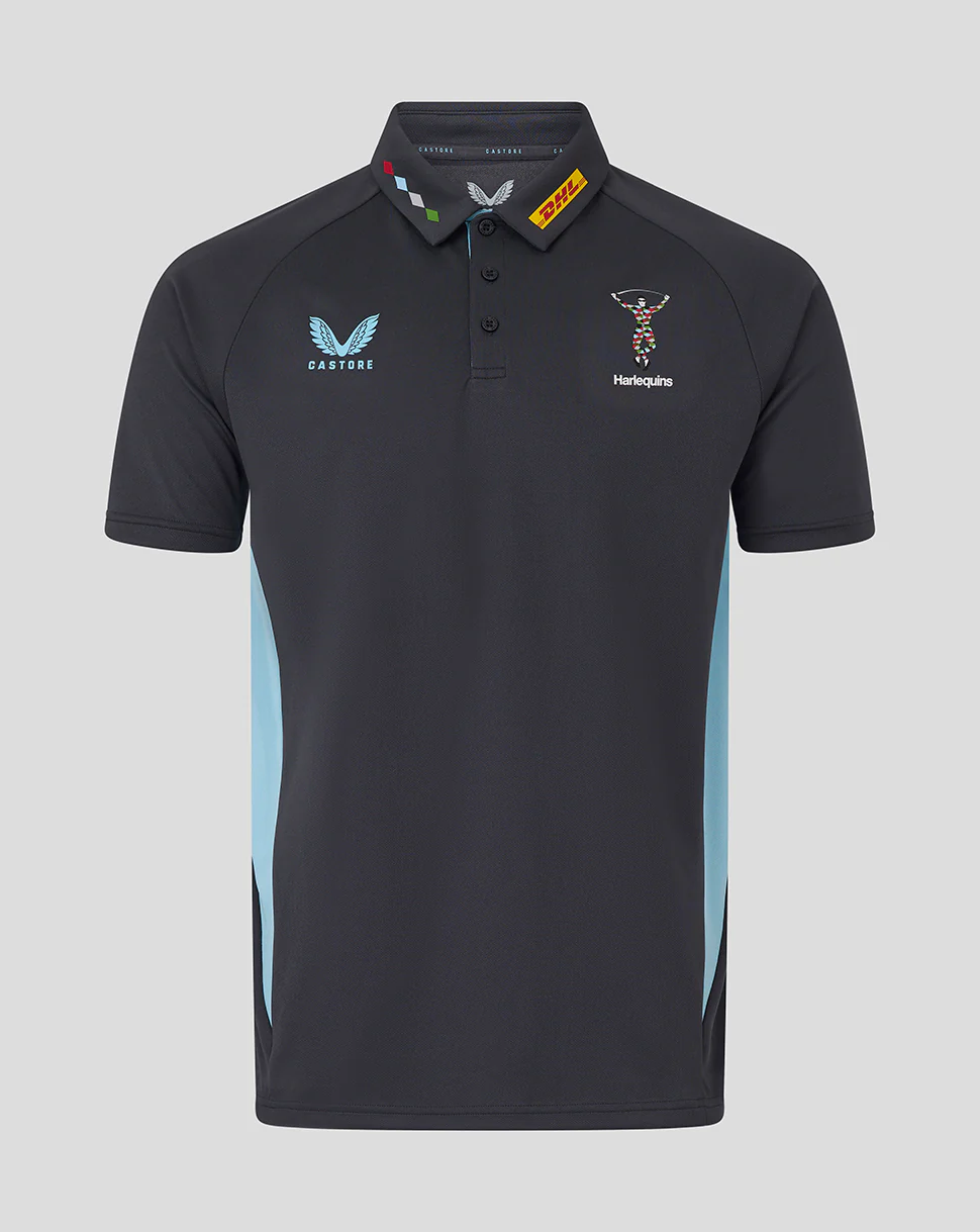 MENS 25/26  PRESENTATION POLY POLO - EBONY