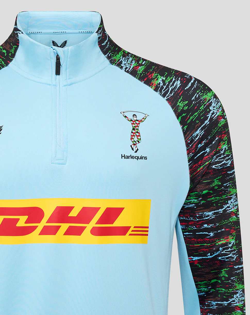 MEN'S 25/26 TRAINING QUARTER ZIP - SKY BLUE - Image 3