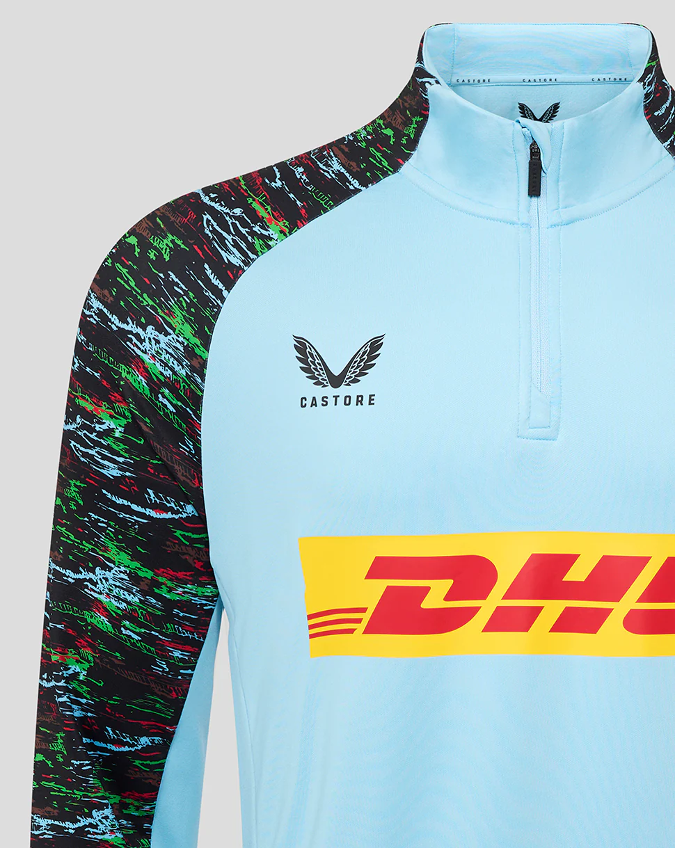 MEN'S 25/26 TRAINING QUARTER ZIP - SKY BLUE - Image 4