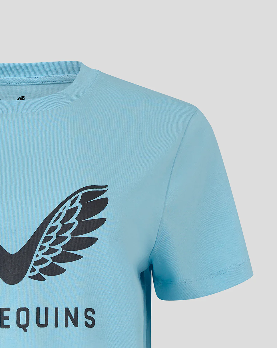 WOMENS 25/26 PRESENTATION LOGO TEE - SKY BLUE - Image 3