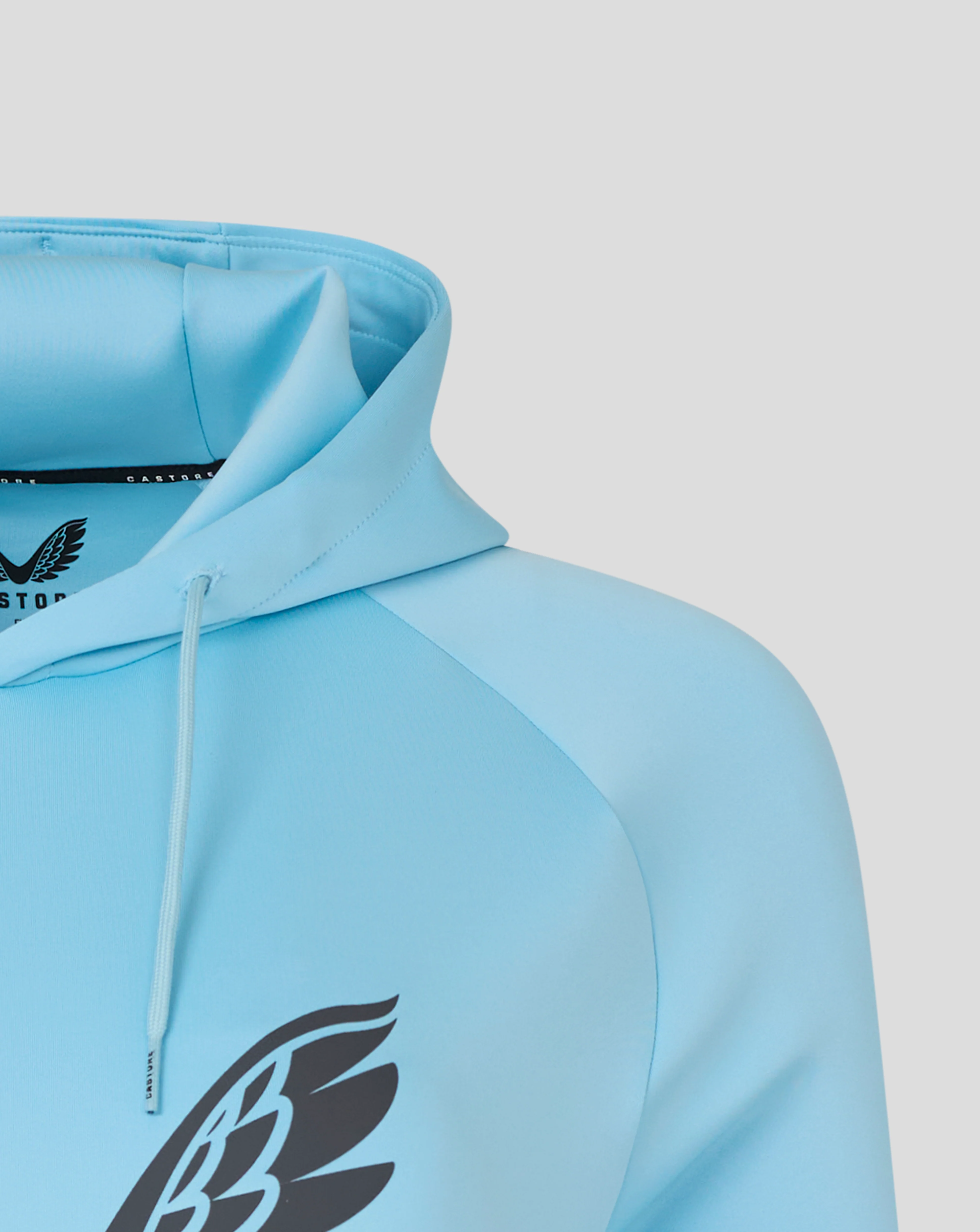 WOMENS 25/26  PRESENTATION SCUBA LOGO HOODIE - SKY BLUE - Image 4