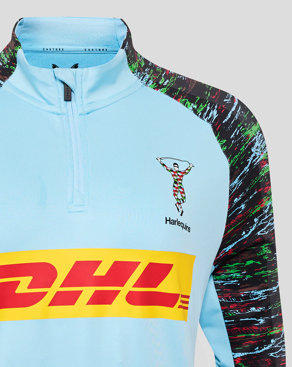 WOMEN'S 25/26 TRAINING QUARTER ZIP - SKY BLUE - Image 3