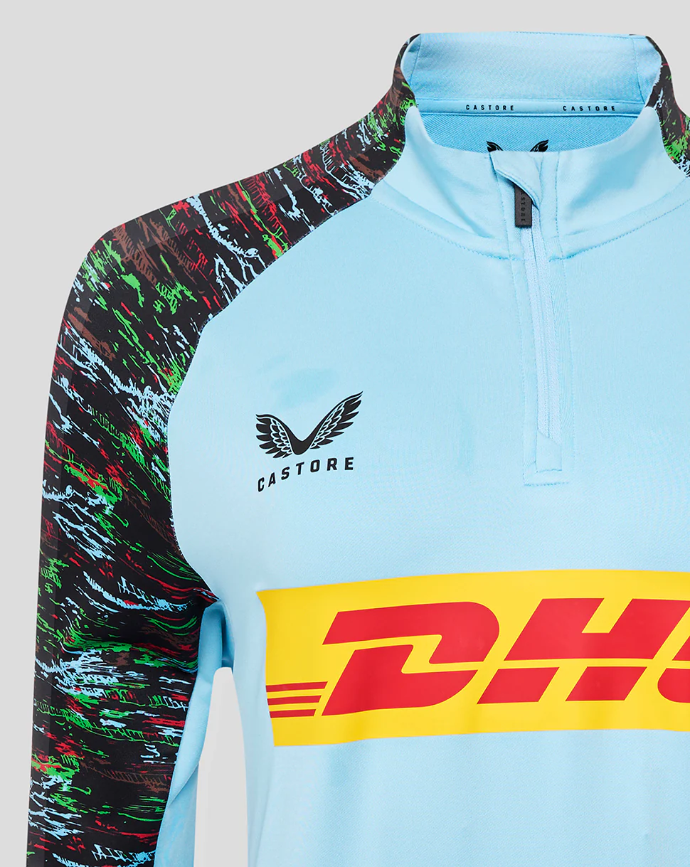 WOMEN'S 25/26 TRAINING QUARTER ZIP - SKY BLUE - Image 4