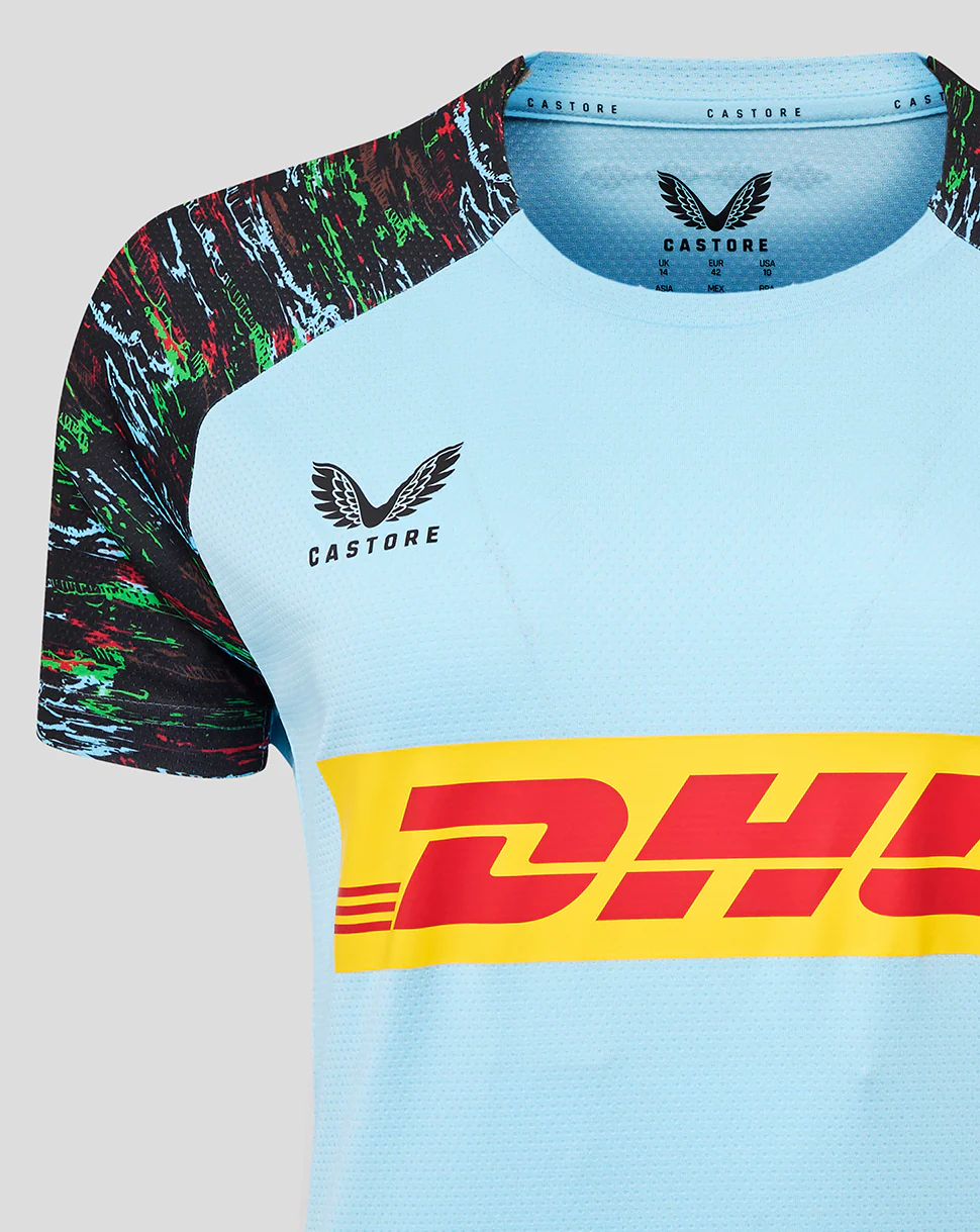 WOMEN'S 25/26 TRAINING SHORT SLEEVE TEE - SKY BLUE - Image 4