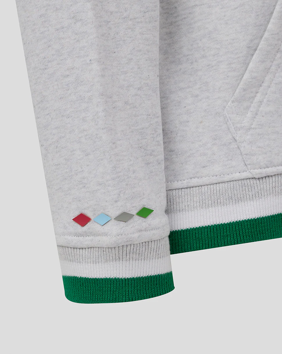 Youth  Classic Overhead Hoodie - Grey Marl - Image 3