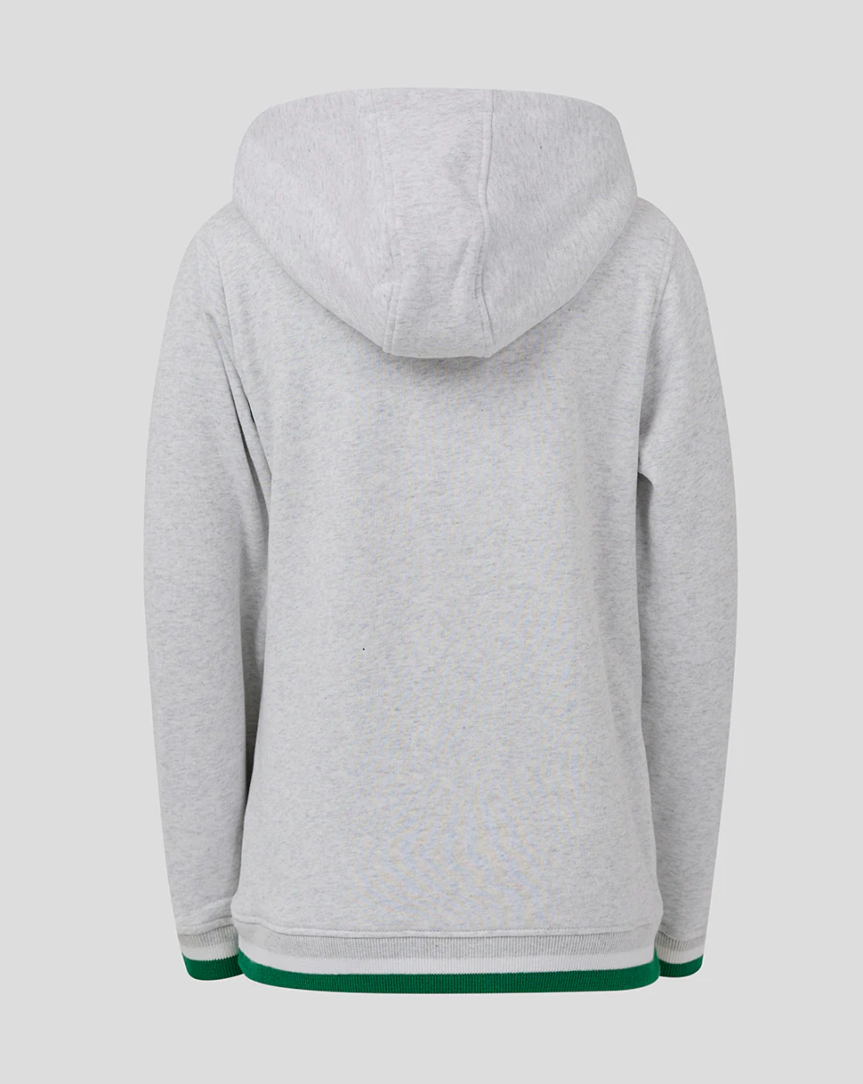 Youth  Classic Overhead Hoodie - Grey Marl - Image 5